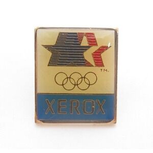 VINTAGE 1980 XEROX COMPANY OLYMPICS‎ PIN